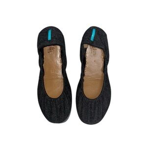 Tieks Grey Flats Size 9